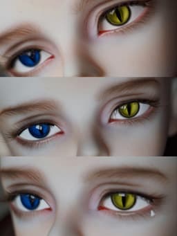 New Resin Eyes Doll Eyeball Cat Eyes Doll Accessories For 1/6 1/8 1/3 BJD Doll OB11 DIY Handmade Eyeball 10mm/12mm/14mm/16mm