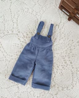 New Vintage Blyth Doll Clothing Casual Plaid Long Sleeve Top Strap Pants Ymy Licca Azones Ob24 Ob27 Doll Accessories
