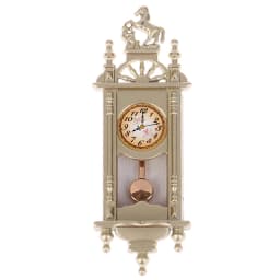 Vintage 1/12 Dollhouse Miniature Grandfather Clock Wooden Mini Model Furniture Toy DIY Doll House Decoration Accessories