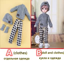 Fashion 1/6 Bjd Doll or Dress Up Clothes Accessories 30cm Princess Doll Kids Children's Girl Birthday Gift Toys