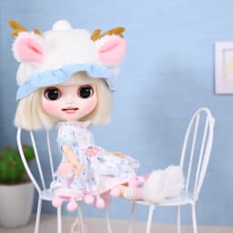 ICY DBS Blyth doll 1/6 bjd clothes cute dress set rabbit hat girl toys SD