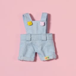 Kawaii 1/12 BJD Doll Clothes Fashion Suspender Pants Dolls jeans for ob11,gsc,body9 Dolls Accessories Obitsu 11 Clothes