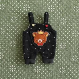 Kawaii 1/12 BJD Doll Clothes Fashion Suspender Pants Dolls jeans for ob11,gsc,body9 Dolls Accessories Obitsu 11 Clothes