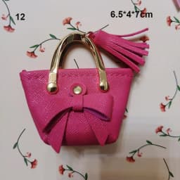 Fashion Miniature Handbag PU Leather Bag Lady Purse Shoulder Bag For 1/6 BJD Dolls Outfits Accessories Dollhouse Girls Gift Toys