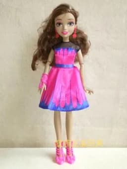 Doll colorful girl Action Figures with Classic Toys For Girl Gift bjd Uma