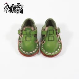 New Casual Handmade Cowhide Doll Shoes Accessories: Small Leather Shoes, Small Sandals, Leather Shoes, Lovely Ob11 Shoes, Leathe