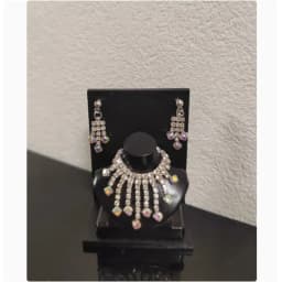 Need 15days process time New Handmade Toy necklace Earrings Crystal diamond accessories for your 1/6 scale BB FR dolls BBMOD32
