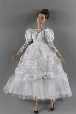 1 Set Doll Clothes 1:6 Scale Dress Outfit for 11.5 Inch 30cm Doll Many Style for Choice Gifts for Girls Doll Accessories #8