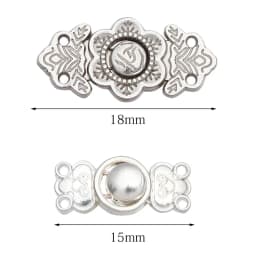5Pcs Mini Buttons Flower Doll Belt Buckle DIY Waistband Shoes Buckles Doll Bags Clothes DIY Dress Decor Dolls Sewing Accessories