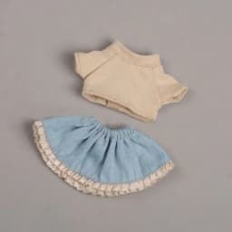 16cm Doll Clothes High-end Dress Up Mini Cute Dolls Skirt Suit Jeans Pants T-shirt Skirt Suit Kids Gift Toy DIY Doll Accessories