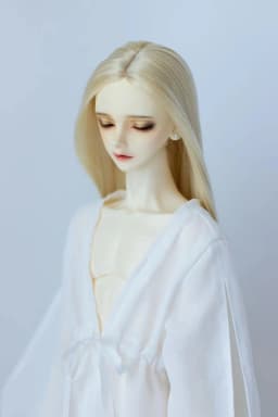 BJD/SD Doll Wig 1/3 1/4 1/6 Girls Boys Elegant High Temperature Silk White Black Green Long Straight Hair Gifts Doll Accessories
