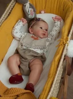 21inch Piper Reborn Doll Kir Hot Face Neck with Name Fresh Color Soft Touch Lifelike Unpainted Kits