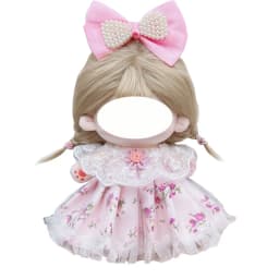 Cute Dress Up JK Uniform Clothes for 20cm Cotton Plush Anime Cartoon Doll Dresses Clothing Skirt Suit Socks Toy Accessories Gift