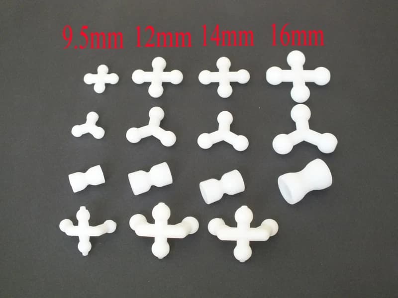 mixing cross--Y--shape skelton joint connector fit for 9.5/12/14/16mm/21mm/25.5mm toy bulk skeletonjoint.