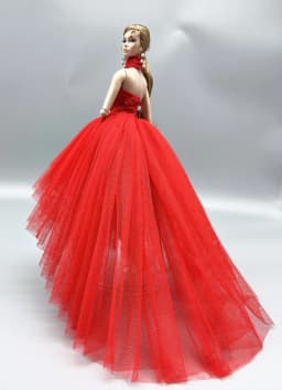 Handmade BABI Doll Clothes Dress Gown for 11.5 inch doll&body 1/6