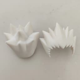 (only hair)GSC Clay Man Hair white model OB11 hair doll accessories