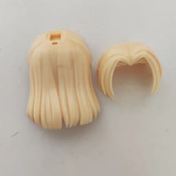 (only hair)GSC Clay Man Hair white model OB11 hair doll accessories