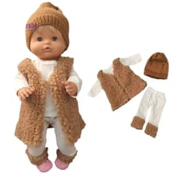 16 Inch Nenuco Doll Winter Wool Vest Ropa Y Su Hermanita 40cm Baby Dolls Clothes