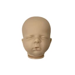 20 Inch Reborn Doll Kit Luisa Lifelike Soft Vinyl Touch Unpainted Unfinished DIY Doll Parts with Cloth Body