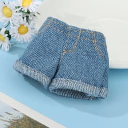 1PC Fashion Doll Shorts Denim Jeans Bottoms Short Pants For 30CM Doll Casual Wears 1/6 BJD Dolls Clothes Accessories Kids Toys