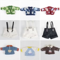 ob11 Baby clothes cute sweater coat Plain body P9 1/12 bjd clothes gsc molly P9 wearable doll accessories