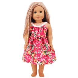 Doll Clothes Dress for 18inch American Doll& 43Cm Baby Doll T-shirt+Skirt Cute Bow Dress Our Generation Baby Girl's Toys Gift