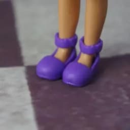 BQ2 Dolls purple shoes small toy accessories for height 11cm kelly dolls feet