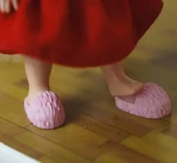 BQ2 Dolls purple shoes small toy accessories for height 11cm kelly dolls feet