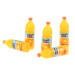 5Pcs Mini Drink Juice Bottles Dollhouse Miniatures Doll Food Kitchen Living Room ob11 Model Shooting Props DIY Supplies