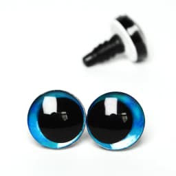 20pcs 16mm 18mm 20mm 25mm 30mm Cartoon 3D glitter toy doll pupil eyes with washer --color size option