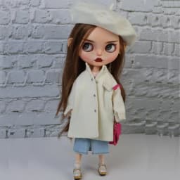 Blyth Doll Winter Coat Pants Jeans for Ob24 Ob22 Azone Blythe Doll Clothes