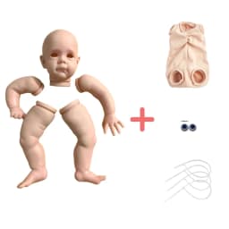 22Inch Bebe Reborn Kit Maggi Truly Baby Vinyl Gentle Touch Unpainted Unassembled Blank Parts DIY Baby Molds For Girl Maggie