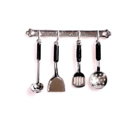 1:12 Scale Dollhouse Miniature Rose Gold Color Frying Pan Cooking Pot Kettle Cookware Kitchen Cooking Kit Dolls Accessories