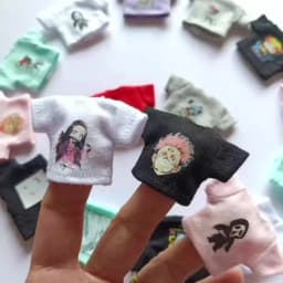 New 1/12 OB11 Baby Clothes Cartoon Cute Print T-Shirt Doll Clothes GSC Element Molly Doll Clothes 1 / 12 BJD Doll Accessories