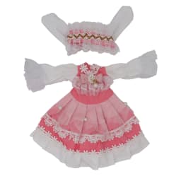 Evening Sequin Dress For 12 inch Dolls Vintage Cute Doll Clothes 30cm Dresses for Girls Festival Outfit Pleated Skirt for Summer