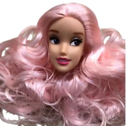 Lovely Princess Bald Head DIY Planting Long Soft Hair Doll Head Belle Snow white Baby Girl Favorite Princess Doll Part