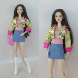 Handmade Babi Clothes Leather Clothing Outfit Overcoat for 11.5 Inch 30cm Doll BJD Clothes Many Style Gifts for Doll Accessories