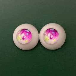 2 Pairs Eyeball 12mm/14mm Cartoon Eyeball DIY Toy Eye Plush Animal Eye Accessories Doll Eyeball BJD Eyes