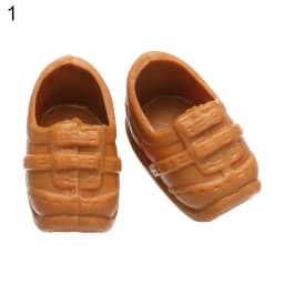 1pairs Fashion Doll Shoes Boots for 1/8 Doll Body PVC Shoe for 8~16cm Dolls Stand Other Accessories
