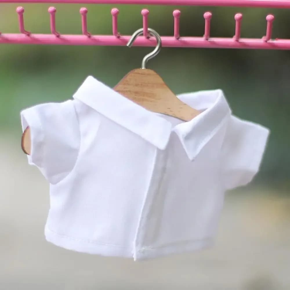 New Fashion Doll Clothes For 10/15/20cm Doll T-shirt Multicolors Doll Hoodies Cute Doll Outfit DIY Doll Accessories