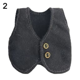 Ob11 Doll Clothes Fashion Tops Gentleman's Vest Boys Girls Casual Wear Shirts Obitsu 11 Dolls Accessories Kids Toys