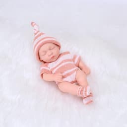 Doll Clothes for 20cm Newborn Baby Dolls DIY Toy Doll Accessories Suitable for 8inch Reborn Doll Sweater Jumpsuit Doll Clothes