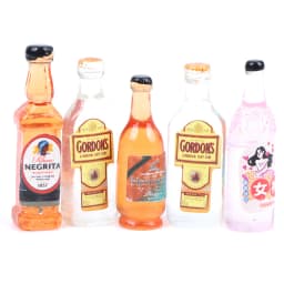 10Pcs/lot 1:12 Dollhouse Miniature Drinks Wine Model Doll Kitchen Food Accessories