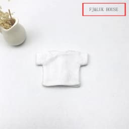 1PCS New OB11 Dolls Clothes Casual T-Shirt Short Cute T-Shirt for OB11,OBITSU11,Molly,1/12 BJD Dolls Accessories