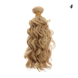 15*100cm 1/6 1/4 1/3 Fashion Mini Tresses High-Temperature Screw Periwig Curly Wigs DIY Doll Hair Toy Toupee Kids Gifts