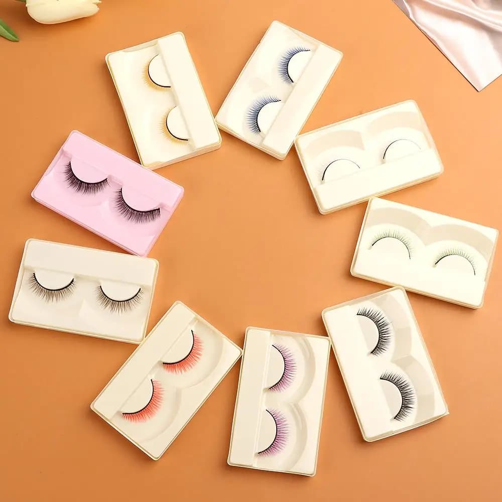 Multicolor Simulation False Lash Doll Eyelashes DIY Accessories Length 0.8cm Dolls Modification Decoration Suitable For 1/3 1/4