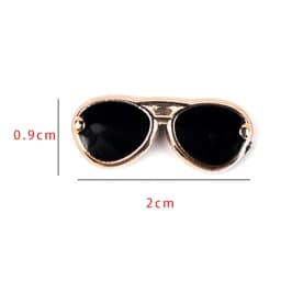12Pcs Dollhouse Miniature Simulation Resin Sunglass Model Phone Case DIY Accessories