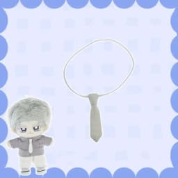 20CM Doll Clothes Accessories Mini Tie Candy Color Necktie For Cotton Idol Dolls Shirt Uniform Tie For 1/12 Bjd Dolls Shirt Ties