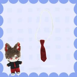 20CM Doll Clothes Accessories Mini Tie Candy Color Necktie For Cotton Idol Dolls Shirt Uniform Tie For 1/12 Bjd Dolls Shirt Ties
