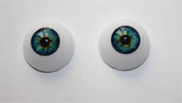 1 pairs 20mm /22mm / 24mm Reborn Doll / Bjd Doll Eyes Blue /brown /green /skyblue Eyeball for Reborn Dolls Accessories